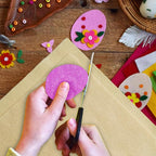 Jtnohx Color Felt, Soft Felt Sheets, 1.4mm Thick 8"x12" Handicraft Felt Fabrics - Image 5