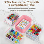 Gifhomfix 4-Layer Plastic Craft Organizers and Storage Box - Image 4