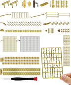 iland 1/12 Scale Dollhouse Accessories, 700+ PCS Miniature Hardware Kit: 20 by ILANDTradingCoLtd