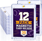 Magnetic Card Holders for Trading Cards，Card Magnetic case12 Pack Upgraded by Unknown