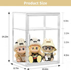 Attelite Acrylic Display Case for Collectibles 3 Adjustable Layers 2Pack | Easy - Image 2