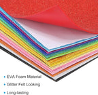 PATIKIL Silver Tone Shiny EVA Glitter Foam Sheet 11 x 8 Inch 2mm Thick - Image 3