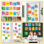 60pcs Book Theme DIY Cutouts Book Bulletin Board Decoration Set Colorful - Image 7
