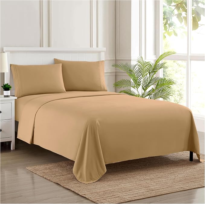 King Size Sheets by SweetHomeCollection