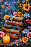 RYMILIE Book Diamond Art Kits for Adults, Flower 5D Diamond Painting Kits for by RYMILIE