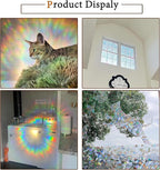 Niviy Rainbow Window Privacy Film, Iridescent Window Film Stained Glass - Image 3
