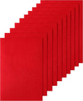 10Pcs Red Felt Sheets, A4 Size Felt Fabric Sheets, Sewing Felt Squares by HaoFeiJH
