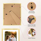 FIXSMITH 8x10 Picture Frame Bulk-6 Pack, Wall & Tabletop Picture Frames - Image 5