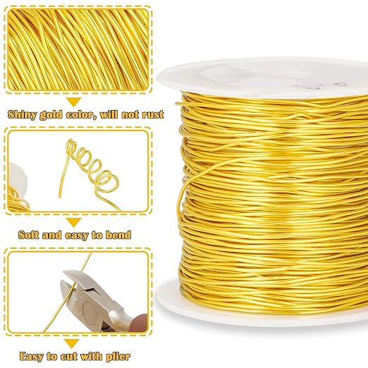 82 Feet Tarnish Resistant Copper Wires 20 Gauge/0.8mm Jewelry Craft Wires - Image 3