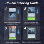 400 Pack Card Sleeves, 200 Matte Green Trading Card Sleeve and 200 Perfect Fit - Image 4
