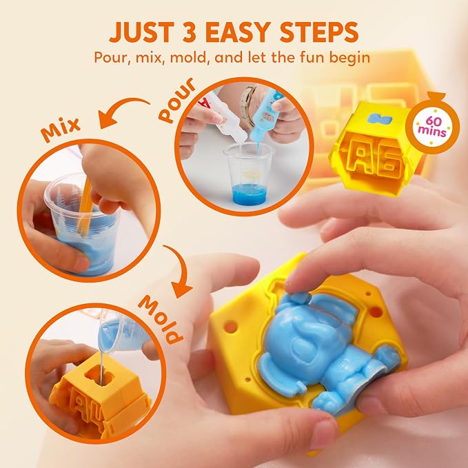 JOVA Klever Kits Squishy Toys, DIY Squishy Animal Making Kit, Mystery Box - Image 4