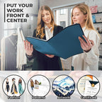 Dunwell Art Portfolio 9x12 Folder, Portfolio Binder - Image 4