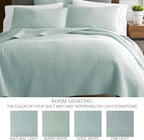 Levtex Home Cross Stitch Reversible Twin Bedspread Set - Image 4