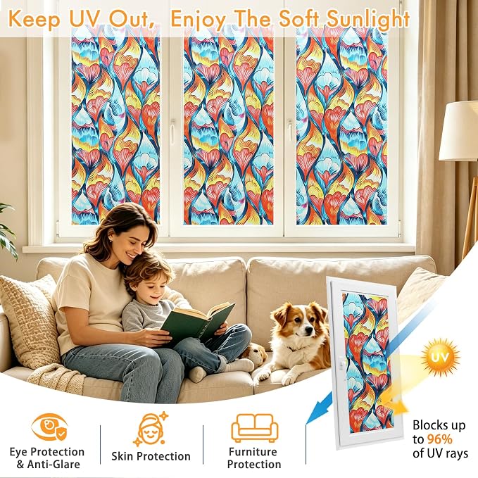 SOMWISE Frosted Glass Window Privacy Film - Image 5