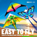 Kite for Ages 8-12, Single Line String Professional Kites for Beach and Outdoor - Image 2