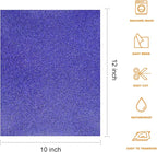 Glitter HTV Heat Transfer Vinyl Bundle -12 Pack 12”x 10" Glitter HTV Heat - Image 2