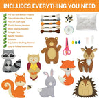 Craftorama Sewing Kit for Kids, Fun and Educational Animal Craft Set for Boys - Image 2
