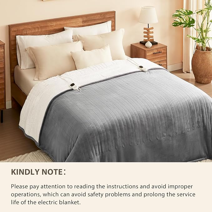 Homemate Electric Heated Blanket Twin - Image 9