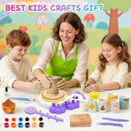 Pottery Wheel for Kids, Arts and Crafts for Kids Ages 8-12, Complete Pottery - Image 7