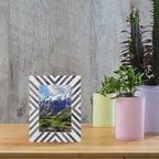 Picture Photo Frame Chevron Herringbone Art Inspired Vintage Table-Top/Wall - Image 5