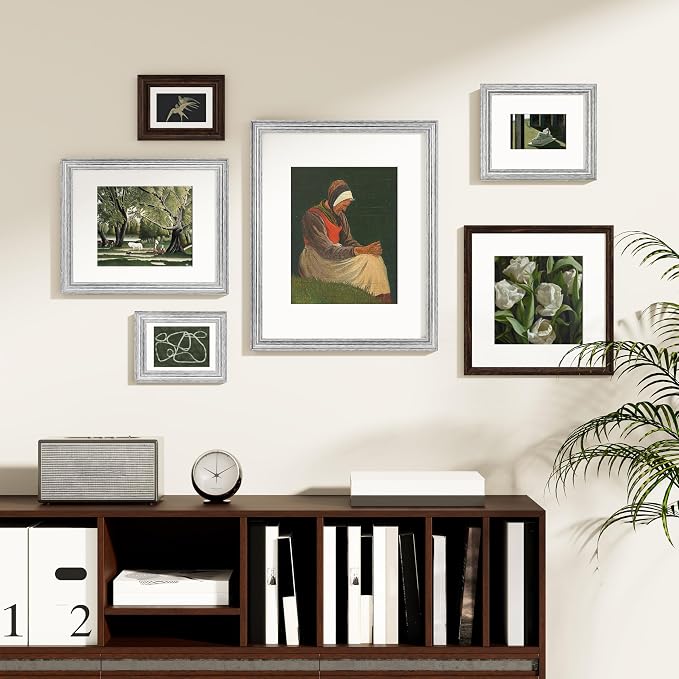 Vittanly 11x14 Picture Frames Set of 2, Ornate Vintage Photo Frame - Image 2