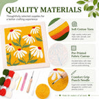 HRTHRT Punch Needle Kit for Beginners, 9.8" Frame Yarn Craft Set. | Punch - Image 8
