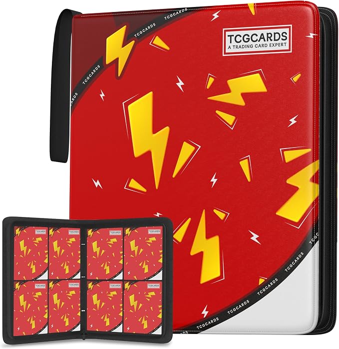 Trading Card Binder 4 Pocket, Card Binder 400 Pockets, Card Book Holder Cards by Unknown