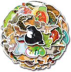 57Pcs Lizard Stickers Reptile Sticker Pack Waterproof Vinyl Water Bottle Decal - Image 3