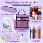Katech Crochet Kit for Beginners, Beginner Crochet Kit for Adults-Crochet Kits - Image 2