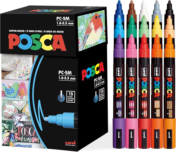 Posca Paint Art Markers, Artist Recommended Paint Pens by Unknown