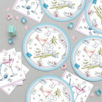 40Pcs Mahjong Party Supplies Plates and Napkins - Image 5