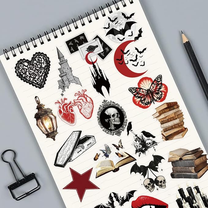 50 Pcs Clear A Court of Eternal Night Stickers - Image 5