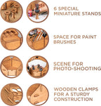Plydolex Plywood Corner Model Paint Organizer - Image 2