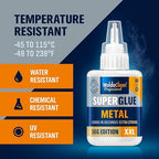 WoldoClean Metal Super Glue 50g Extra Strong Adhesive | Heavy Duty Waterproof - Image 5