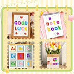 Glitter Foam Letter Stickers 469 Pcs Self-Adhesive Uppercase & Lowercase ABC - Image 8
