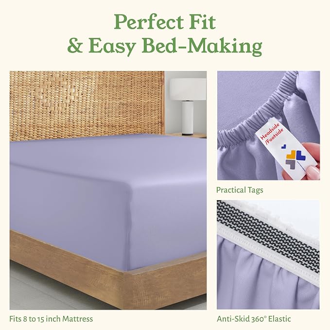 California Design Den Cal King Fitted Sheet Only - Image 6