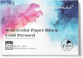 Watercolor Paper Block 7x10 Inch, Fuumuui 100% Cotton Watercolor Paper Pad of by FUUMUUI