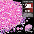 1500pcs 6mm Resin Rhinestones Bulk - Image 2
