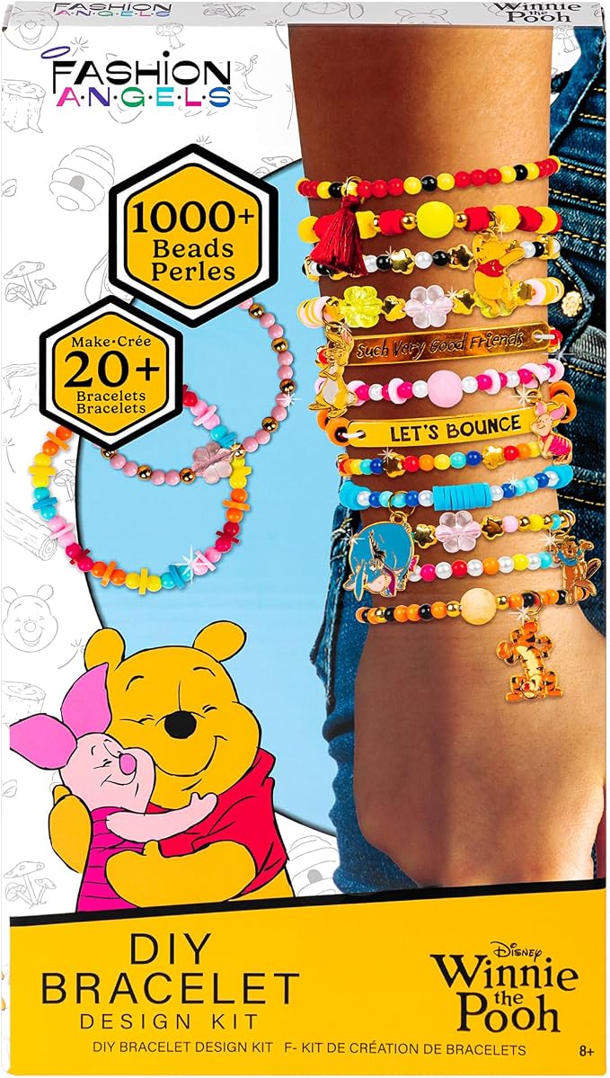 Fashion Angels Disney Winnie the Pooh DIY Bracelet Kit | Includes 1, 000+ Beads - Image 3