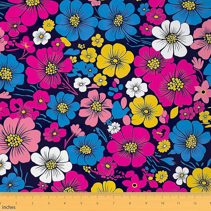 Feelyou Floral Upholstery Fabric by Feelyou