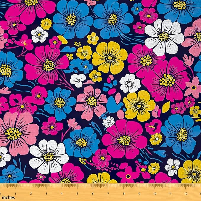 Feelyou Floral Upholstery Fabric by Feelyou