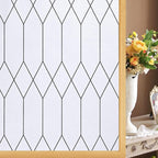 Windimiley Window Privacy Film Stained Glass Static Clings, Bathroom Frosted by WindimileyDecor