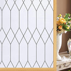 Windimiley Window Privacy Film Stained Glass Static Clings, Bathroom Frosted by WindimileyDecor