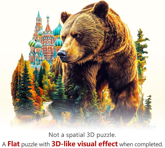 Basilica Bear Puzzles Adults Gifts - Image 9