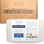 velona 5 LB - Goats MILK Soap Base SLS/SLES free | Melt and Pour | Natural Bars by VELONA
