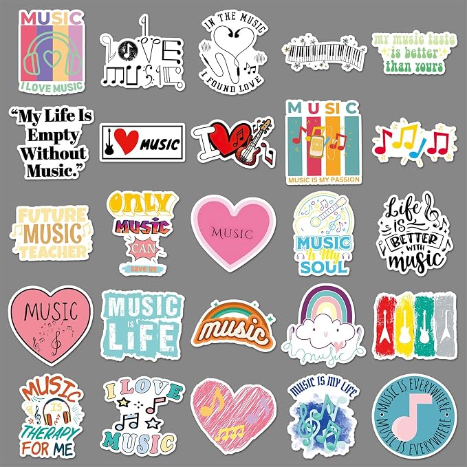 Love Music Inspirational Stickers - Image 4