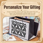 Marspark 66 Pcs Geometric Small Stencils - Image 5