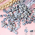 Natural Stone Heishi Beads for Necklace Making, 4 mm x 6 mm Small Flat Round - Image 6