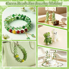 2102 Pcs Green Glass Beads for Bracelets - Image 6