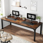 Tribesigns 78.7 Inches Extra Long Computer Desk 2 Person Desk, Double Long Desk - Image 6